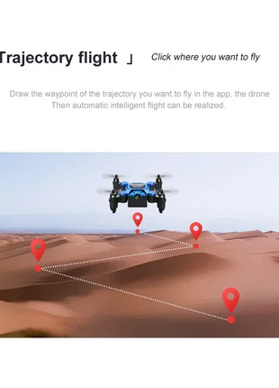 802 Mini Drone 4K 1080P HD Camera WiFi Fpv Pressione dell'aria Mantenimento dell'altitudine Professionale Pieghevole Quadcopter RC Drone Giocattoli per bambini Regalo - riparo82