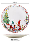 Santa Plate (28cm)