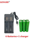 Capacità effettiva al 100% INR 18650 MJ1 3,7 V 3000 mAh, batteria al litio multifunzione ricaricabile flat top 18650 + caricatore USB - riparo82
