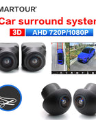 3D Car 1080P/720P AHD 360 Degree Camera Panoramic Surround View Right+Left+Front+Rear View Camera System for Android Auto Radio - Riparo82