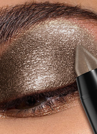 1pc Brown Pearl Eyeshadow Stick Pen Waterproof Long Lasting Eye Shadow Makeup Dark Smoky High Pigments Eye Cosmetic  Palette - Riparo82