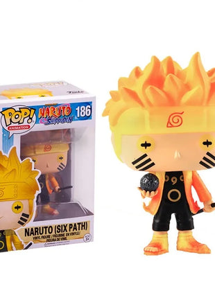 Funko Pop NARUTO Uzumaki Naruto Uchiha Sasuke kyuubi Foglia di legno Collezione Country of Fire Modello PVC Action Figure Giocattoli per bambini