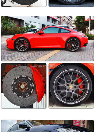 Kit disco freno in ceramica al carbonio per autoveicoli di alta qualità per Porsche Panamera, misurazione 420x40mm/440*40mm