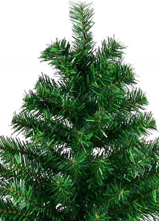 Albero di Natale artificiale Crittografia in PVC Abete spesso Supporto in metallo Albero di Natale da 1,2 m a 3 m Forniture per decorazioni natalizie per la famiglia - riparo82