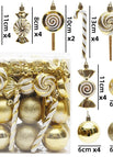 Gold D (36pcs) / Special-shaped