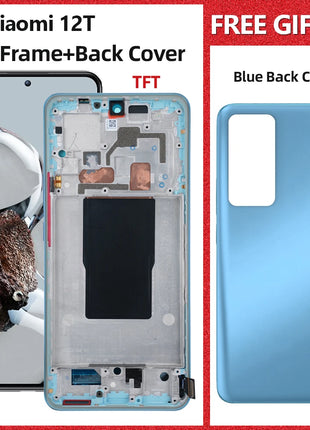 Testato al 100% 6.67 ''LCD Per Xiaomi 12T Display LCD Touch Screen Digitizer Per Xiaomi 12T 22071212AG Sostituzione Dello Schermo LCD - riparo82
