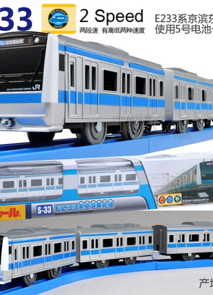 TAKARA TOMY Pule Road Metro bus treno elettrico giocattolo, modello di auto di simulazione in miniatura con albero di compressione in lega, decorazione per adulti - riparo82