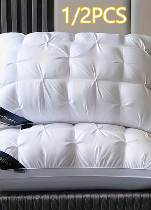 1/2PCS Pillow Luxury Quality 5-star Hotel Home, 600-700 grams, 19x29 inches - Deep Sleep Neck Support, Sleep Pillow - Riparo82