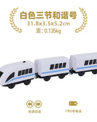 Set di treni elettrici Giocattoli Modello di treno Auto elettrica adatta per ferrovia in legno Pista del treno in legno Regalo di Natale per bambini