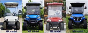 Street Legal Electric Golf Cart 4 Seats 5000W Scooter Go Kart ATV Adult Touring Classic Golf Cart - Riparo82