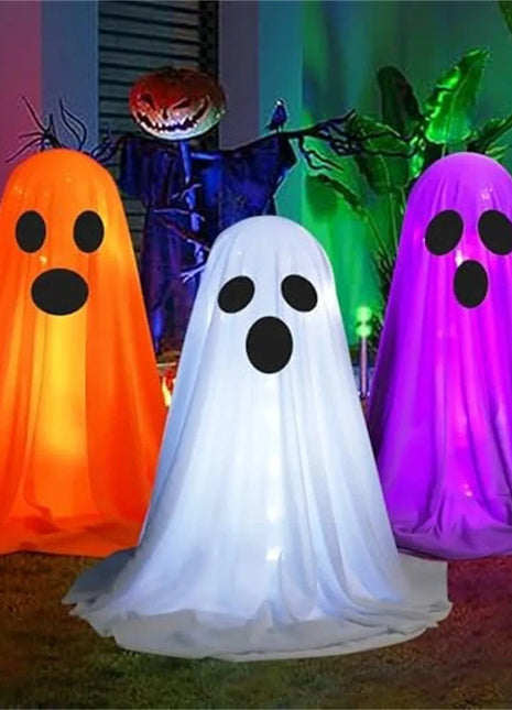 Halloween Decoration Small Ornaments Desktop Home Decoration Accessories Outdoor Ghost Festival Luminous Horror Scary - Riparo82
