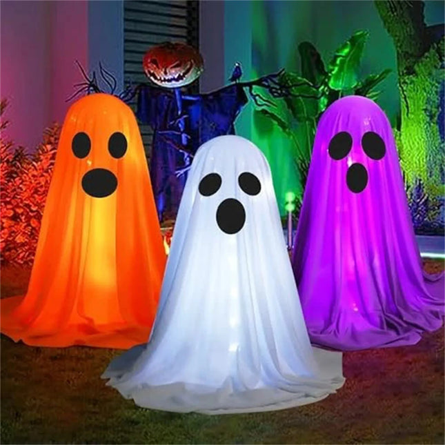 Halloween Decoration Small Ornaments Desktop Home Decoration Accessories Outdoor Ghost Festival Luminous Horror Scary
