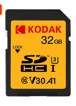Schede SD KODAK per fotocamera 100 MB/s scheda di memoria ad alta velocità 256GB 128GB 64GB SDXC C10 A1 U3 V30 UHS-I sdcard per 4K HD SLR DV