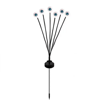 1PCS Halloween LED Eyeball Lights Solar Garden Lawn Lights Outdoor Scary Decoration Lights Halloween Party Decoration