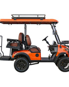 Carrello Golf Elettrico 5000W 4 Posti - ATV Go Karts Classico Visite Turistiche - riparo82