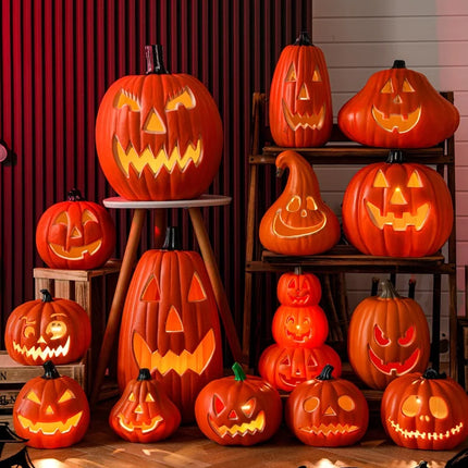 Pumpkins Lamp Halloween Decoration For Home Yard Garden Outdoor Decor Hallowen Horror House Skull Party Props Glow in The Dark