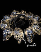 1.5M 10LED Halloween LED Light String Horror Eyeballs Pumpkin Spider Bat Skull Lamp Trick Or Treat Happy Halloween Party Decor - Riparo82