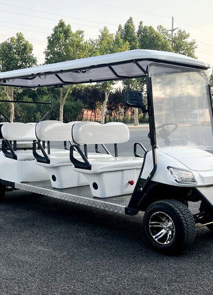 Electric Golf Cart 48V 60v 72v 4kw Electric Vehicles Golf Carts for Adults 8 Seat with Folding Seat Buggy Car - Riparo82