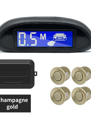 Hippcron Parking Sensor For Car With Auto Parktronic Reverse LED Monitor 4 Sensors Radar Detector System Backlight Display - Riparo82
