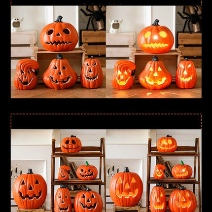 Pumpkins Lamp Halloween Decoration For Home Yard Garden Outdoor Decor Hallowen Horror House Skull Party Props Glow in The Dark