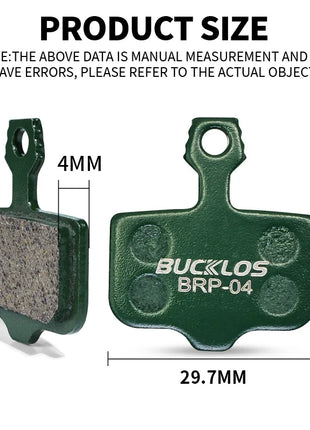 BUCKLOS Pastiglie freno a disco idraulico in ceramica per SRAM AVID ELIXIR 1/2/4/6/8/10 paia Pastiglie freno MTB Pastiglie freno a disco resistenti all'usura