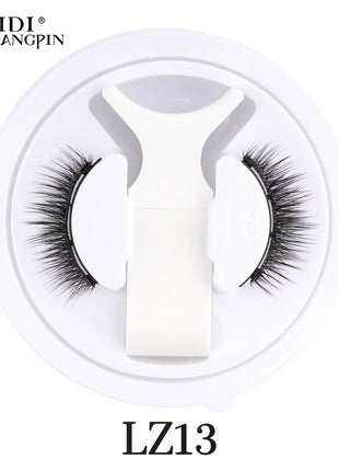 1 Pair Magnetic False Eyelashes Handmade 3D Natural False Eyelashes Reusable Magnetic Eyelashes Tweezers Set Makeup Tools - Riparo82