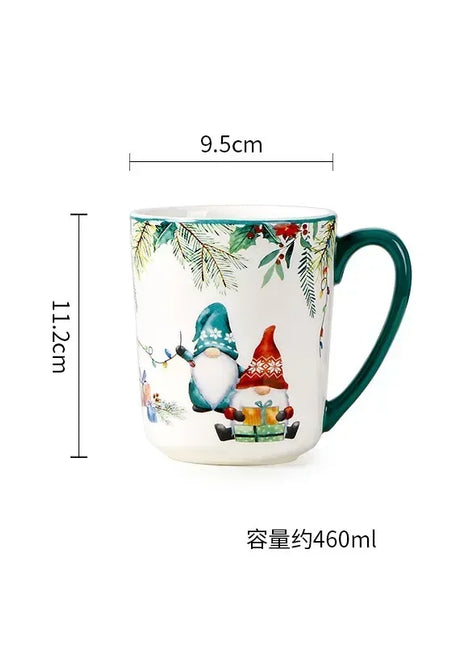 Squisito piatto in ceramica decorazione natalizia piatto da pranzo sano sottosmalto colore piatto da insalata accessori per la tavola da cucina - riparo82