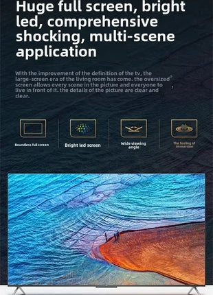 A55/60/6575/85/100 inch explosion-proof full screen ultra high definition Internet Protocol Television - Riparo82