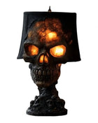 Desk Lamp Halloween Skull Lamp Skull Desk Lamp with Spooky Led Light for Halloween Party Mantel Decoration Unique Room Accent - Riparo82