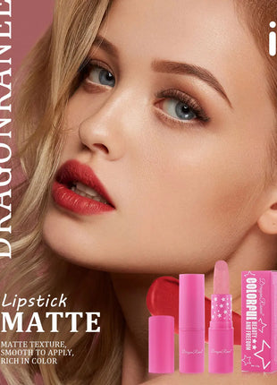 3Pcs/Box Korean Matte Lipstick Set for Women Waterproof Long-Lasting High Pigmented Lipgloss Cosmetic Beauty Makeup - Riparo82