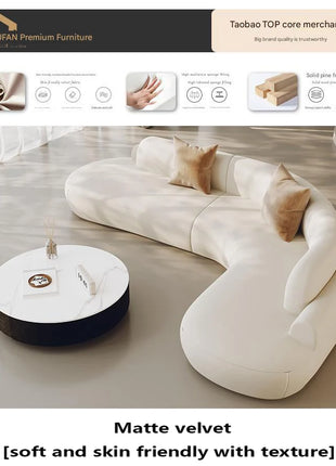 Divani da soggiorno moderni di lusso Divani da soggiorno bianchi minimalisti confortevoli di grandi dimensioni Mobili da terrazza di design Muebles