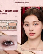 Flower Knows Strawberry Cupid Eyeshadow Palette Matte Fine Shimmer Pearl Face Palette 7 Colour Glitter Eye Shadow - Riparo82