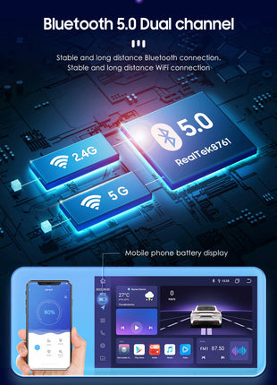 Hizpo 8G+128 AI Voice Car Radio Android Auto Multimedia For Nissan Qashqai J10 2006 2007 2008-2013 Carplay 4G 2din GPS autoradio - Riparo82