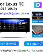 AutoRadio Android14 Wireless Carplay Car For Lexus IS RC 200 250 300 350 200T 300h Multimedia Player Navigation GPS Stereo Audio - Riparo82