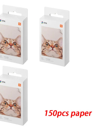 50/100 PCS Xiaomi ZINK Carta per stampante tascabile Stampa fotografica autoadesiva Xiaomi Mini carta per stampante fotografica tascabile da 3 pollici