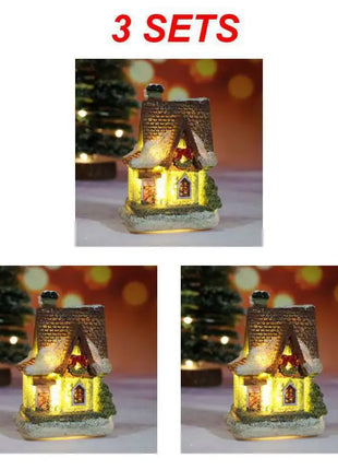 Christmas Light House Village decorazioni natalizie per la casa regali di Natale ornamenti natalizi capodanno 2024 Natale Navidad Noel