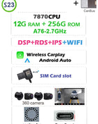 12G+256G Carplay Auto Android 13.0 4G LTE IPS Car DVD Player GPS WIFI BT RDS Radio For Toyota Auris E150 Corolla Levin 2006-2012 - Riparo82