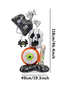 1pcs Halloween Giant Pumpkin Skeleton Standing Balloon House Witch Dead Tree Inflatable Foil Ballon Halloween Party Deco Supplie - Riparo82