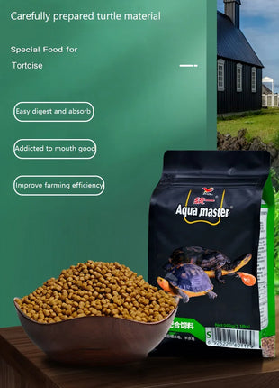 105g General Turtle Food Brazilian Turtle Feed Grass Turtle Young Turtle Food Small Particles Hair Color Yellow Edge Snapping - Riparo82