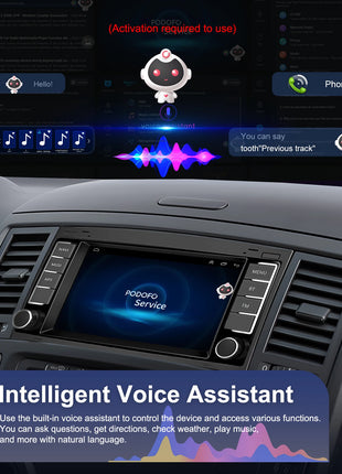 Podofo 7" Car Radio Wireless CarPlay Android Radio For FIAT Punto 2005-20009/Linea 2007-2011 Multimedia GPS FM WIFI BT Autoradio - Riparo82