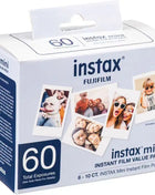 Fujifilm Instax Mini Pellicola Bordo Bianco/Pellicole a Colori 10-100 Fogli di Carta Fotografica per Fuji Instax Camera Mini 12/8/11/25/50/90/Link/Evo