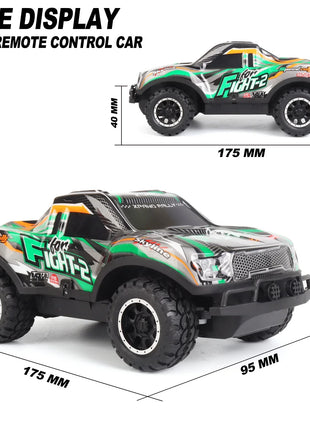 Auto telecomandata Jeep fuoristrada illuminata a LED Piccola proporzione Macchinina giocattolo per bambini non carica