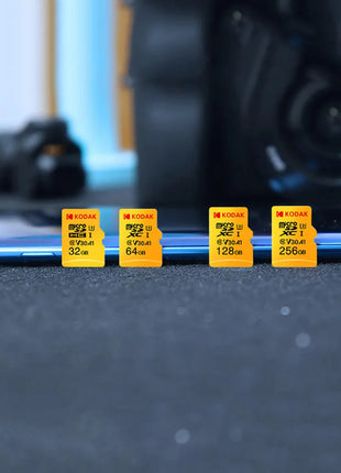 Scheda di memoria MicroSD originale KODAK C10 32GB 64GB Memori Class10 TF Micro SD SDXC 128GB 256GB 512GB A1 U3 V30 4K per fotocamera