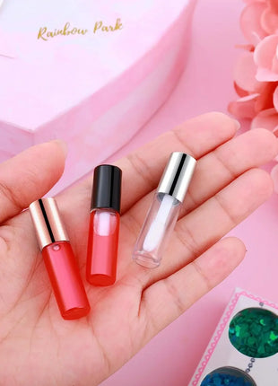 1.2ml Mini Lip Gloss Tubes with Wand Empty Travel Bottle Refillable Lip Gloss Containers Lip Balm DIY Lipstick Cosmetics - Riparo82