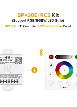 SP530E SP630E WiFi Alexa Bluetooth Controller LED Supporto RGB RGBW RGBCCT o SPI TTL IC Chip LED Strip/Matrix PWM Monocromatico CCT - riparo82