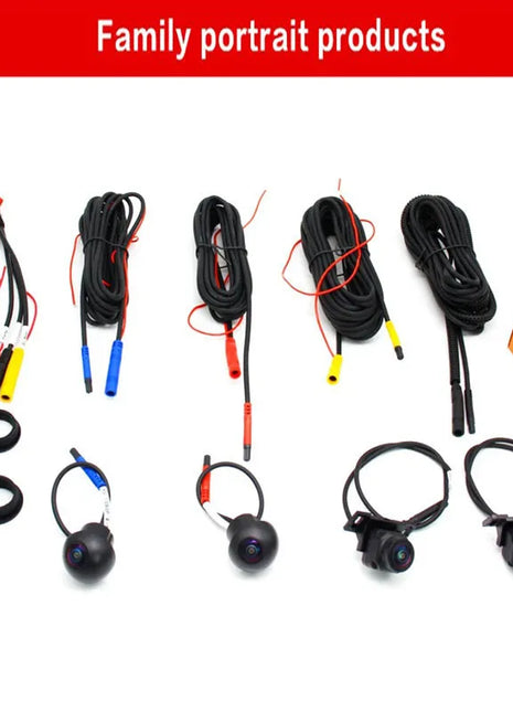 360° Panoramic System Camera 3D AHD 1080P 720P for Android Multimedia Screen,,Android Multimedia System with 360APP - Riparo82