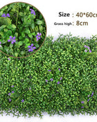 1x 40x60cm Artificial Green Grass Square Plastic Lawn Plant Living Room Background Artificial Lawn Decoration Home Wall Decor