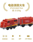 Set di treni elettrici Giocattoli Modello di treno Auto elettrica adatta per ferrovia in legno Pista del treno in legno Regalo di Natale per bambini