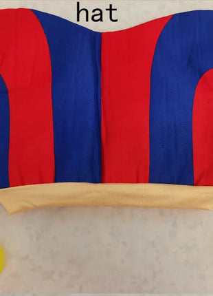 Costume Pomni Circo Carnevale 2026 - Set Completo con Cappello e Guanti (140cm-3XL)