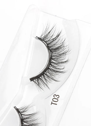 1 Pair Magnetic Eyelashes Wispy 3D Mink Lashes Natural Long Faux Cilios Eyelash Extension Handmade False Eyelashes Makeup Tools